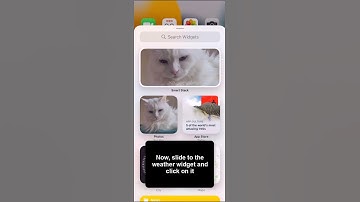 ⛅️ Activate WIDGET TIME iPhone iOS 15 ✔️ Set Up iOS 15 #Shorts