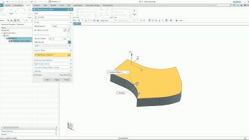 40- VARIABLE GUIDING CURVE CONSTANT OFFSET LEFT RIGHT - NX EĞİTİM VİDEOLARI