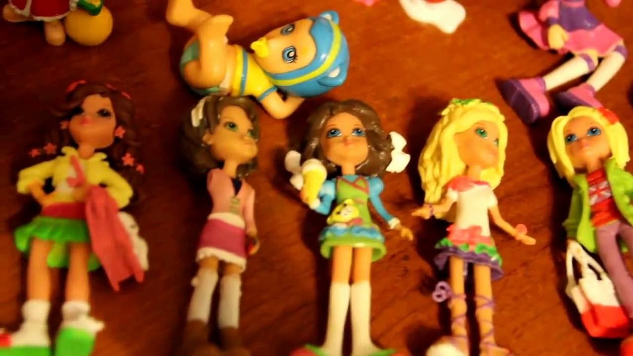 Большая коллекция маленьких игрушек Юли A large collection of toys Julia