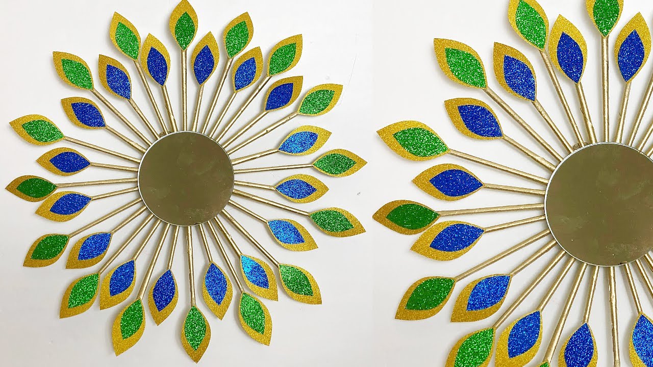 Wall Hanging Craft Ideas DIY Room Decor Idea Mirror Wall Hanging