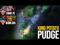 WHEN TWO GRANDMASTER TIER HEROES PLAY IN THE SAME LANE | King Potato Pudge | Pudge Official
