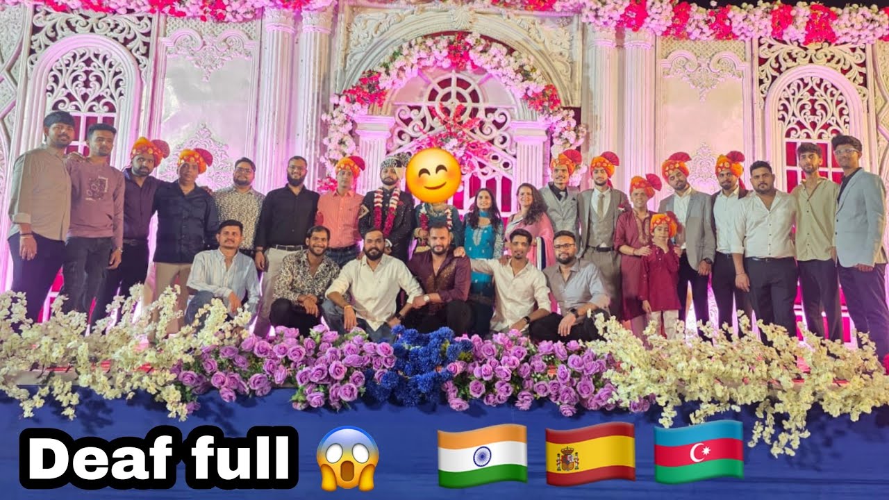 My sister wedding 🥺🥺💍💍 all deaf full 😱😳 