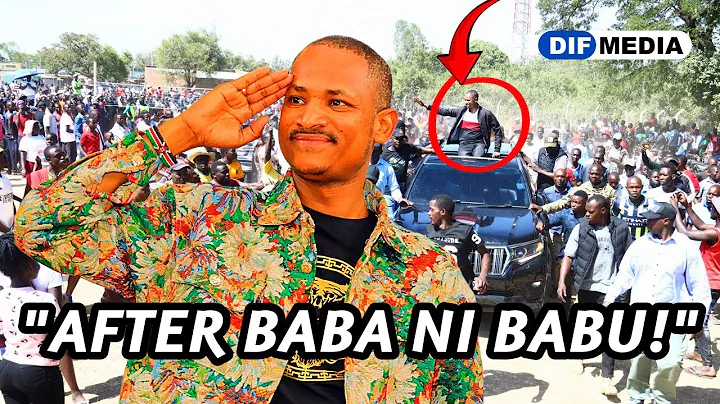 BABU OWINO ROARS IN NYANZA DECLARES HIMSELF A POTENTIAL LUO KINGPIN AFTER RAILA ODINGA