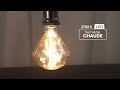 Ampoule LED diamant à filament déco – XXCELL – Ambrée – E27 – 7 W-1