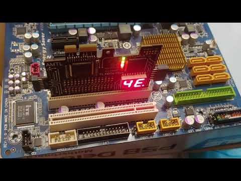 Aliexpress motherboard debug card TL460S only works with PCI