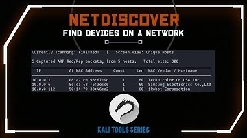 Find Any Device IP and Mac address | Connected to Network in Kali Linux |