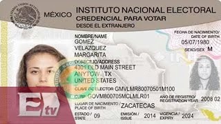 Inicia la credencialización de mexicanos en Estados Unidos / Paola Barquet Cuanto Cuesta La Ine En Usa