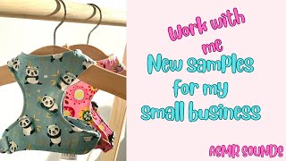 Work with me, making new dog harness samples for my small business/ASMR