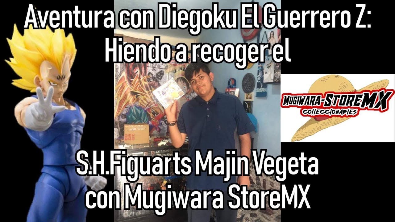 Aventura Con Diegoku Hiendo A Recoger El S H Figuarts Majin Vegeta Con Mugiwara Storemx Youtube