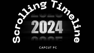 Scrolling Text Animation in CapCut PC | Scrolling Timeline Animation Tutorial