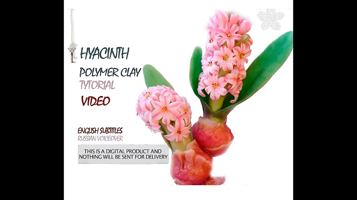 Tutorial of hyacinth from polymeric clay