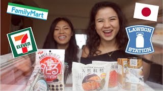 $10 Japanese Convenience Store Mukbang *so much food* | BFF TAG