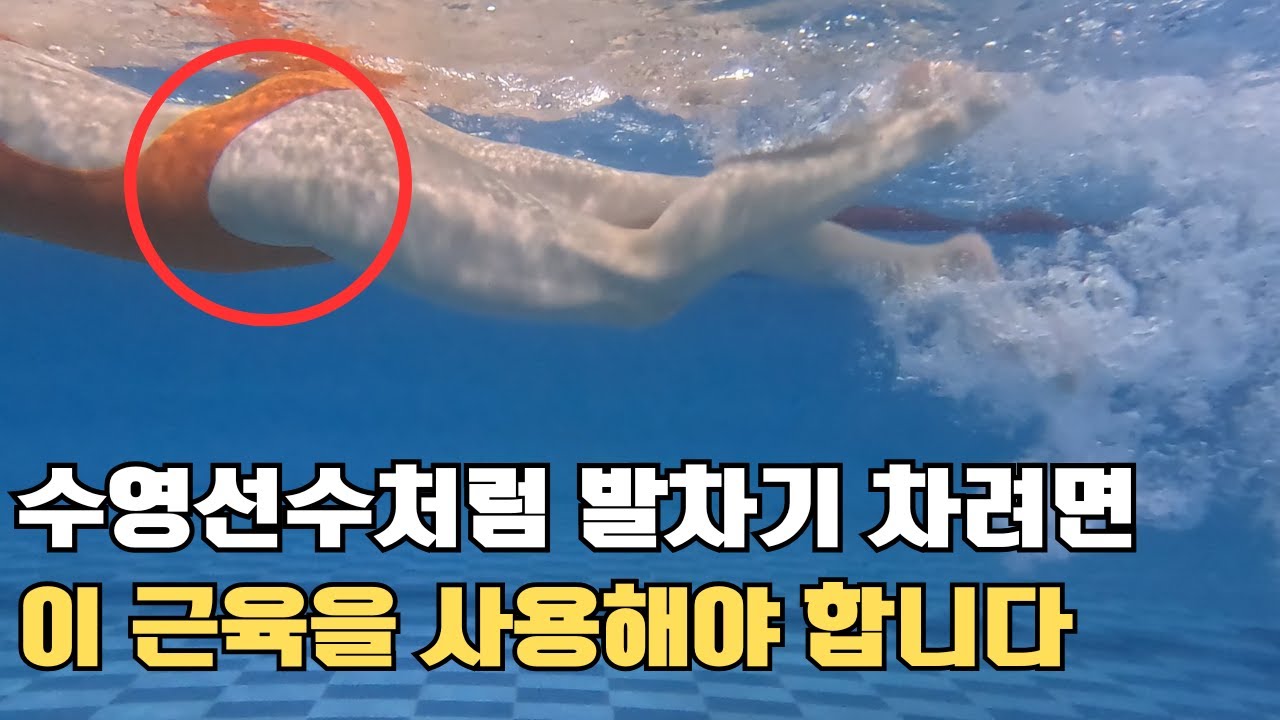 수영 선수처럼 발차기를 차는 방법
