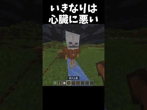 いきなりは心臓に悪いって　#しおにぎり握り #すきネ #マインクラフト #まいくら #建築#トラップ#shorts #shorts