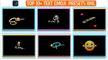 😀Top 10+🔥Alight Motion Emoji 🥰Text Animation Presets | 😋 Preset Download Free  text Emoji 😊