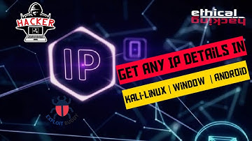 How To Get Or Know Anyone IP Address Details In  | Kali-Linux | Windows | Android | हिंदी मैं 🔥