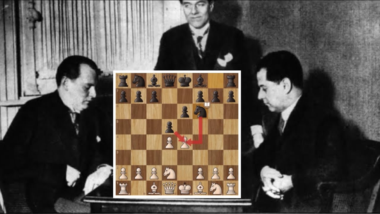 Alexander Alekhine vs Jose Raul Capablanca (1938) Beat A Hasty Retreat