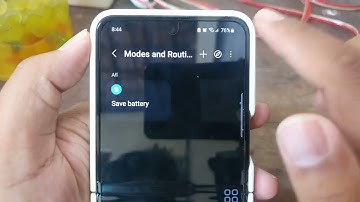 SAMSUNG Galaxy Z Flip 5: How to Set "Save Battery" Routines (Android 13)