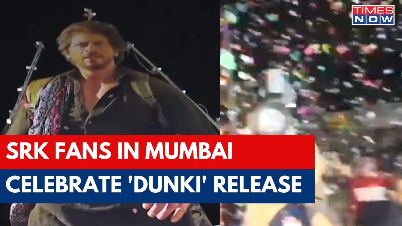 Dunki Movie: Shah Rukh Khan Fans At Gaiety Galaxy Theatre In Mumbai ...