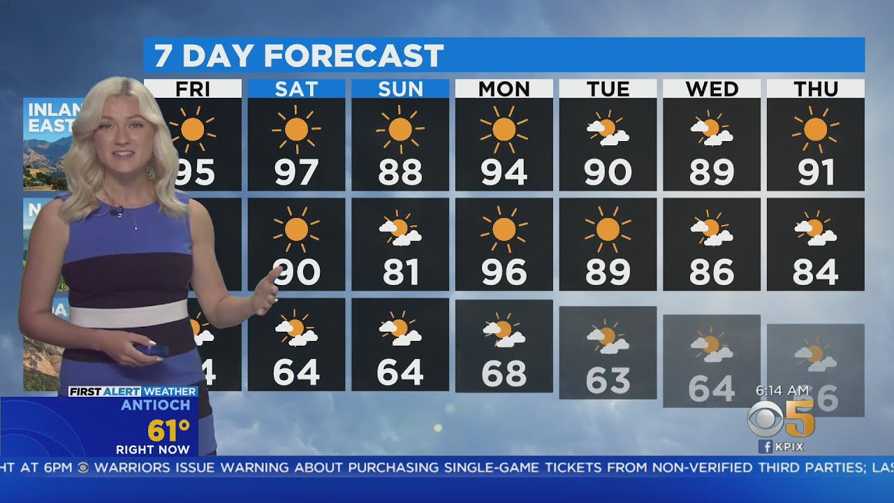 First Alert Weather forecast for Friday morning - YouTube