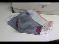 How to sew a face mask. Four layers with filter pocket and nose support (step-by-step guide)