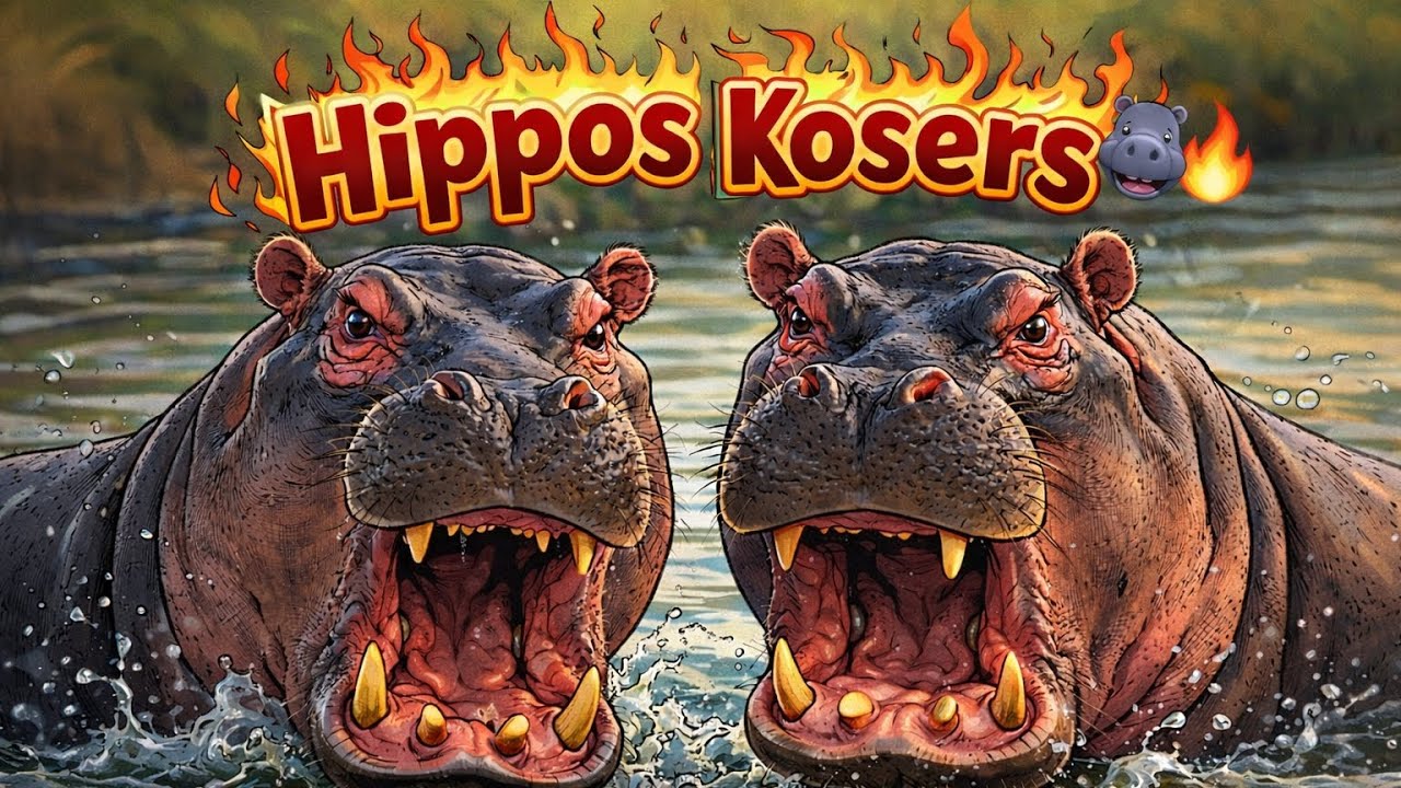 Vídeo Bem top de hipopótamo,Savanah Life(Parte 28), Hipopótamo 🦛.