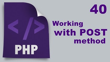 Php Tutorials in Urdu - 40 - Working with $_POST (POST Method)