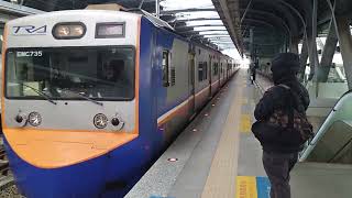 2173次EMU700區間車五權車站進站