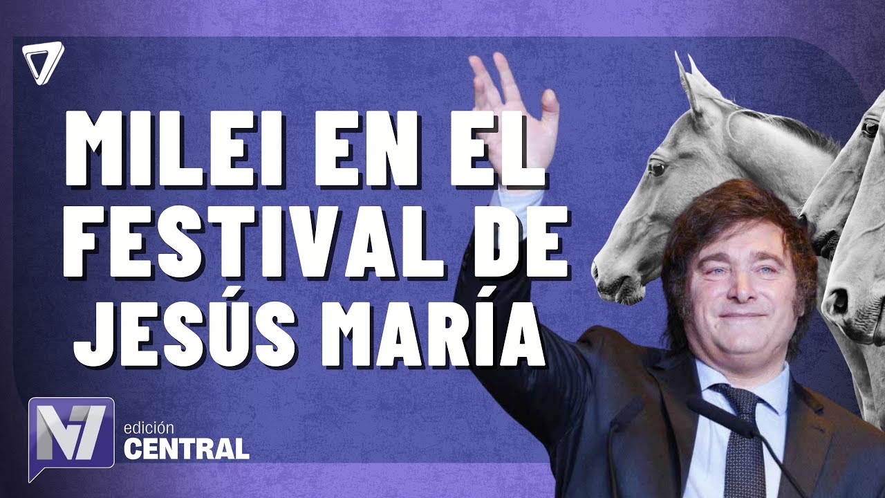 Milei asiste al festival de Jesús María ante 25 mil personas