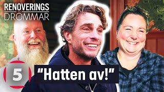 Anders Öfvergård häpnas av Therese och Marcus renoveringsresultat! | Renoveringsdrömmar | Kanal 5