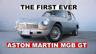 the first ever aston martin mgb gt is finished