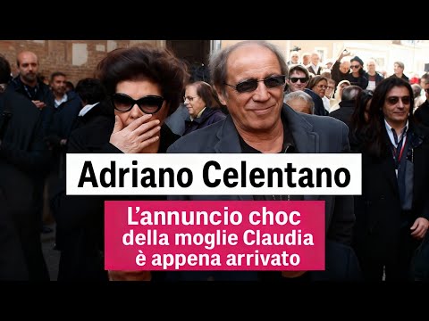 Video Celentano, il triste annuncio della moglie Claudia: Purtroppo Adriano è..