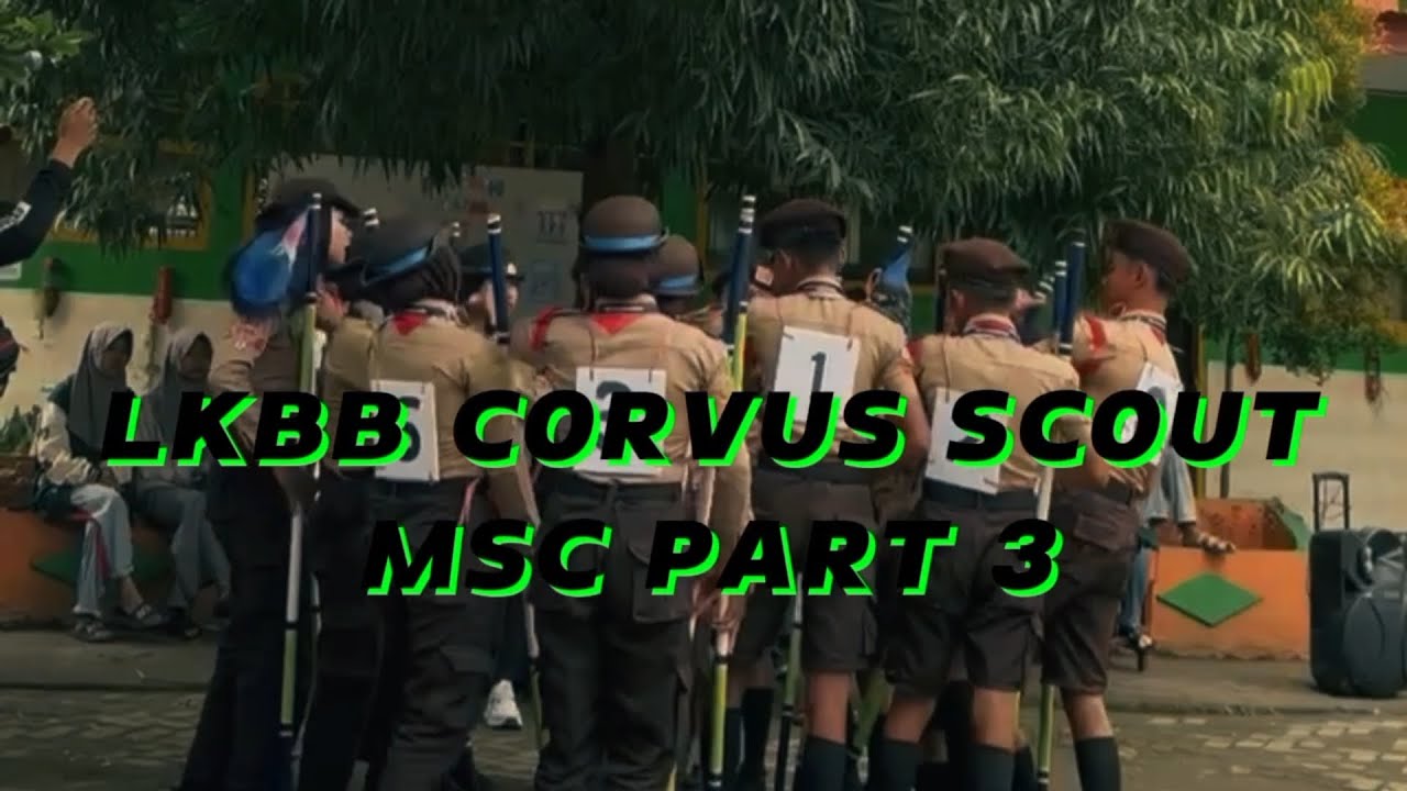 LKBB CORVUS SCOUT SMPN 26 BULUKUMBA PADA EVENT MSC PART 3
