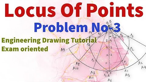 Locus of a Points Problem No 3 | Rod Oscillating about Fixed End 