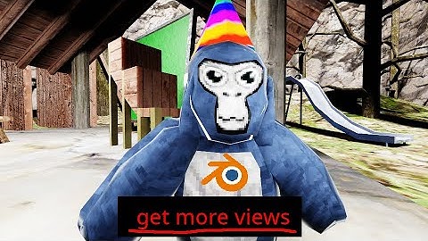 How To Make Gorilla Tag Blender Thumbnails in 2025
