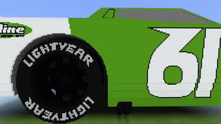 Minecraft Disney Pixar Cars Mega Build - James Cleanair Vitoline Piston Cup Racer