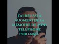 La mthode la plus simple pour avoir de lespace dans votre tlphone