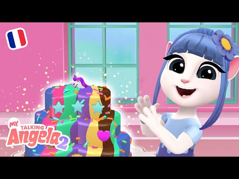 💖🎂 Prépare des gâteaux délicieux avec Talking Angela ! NOUVEAU gameplay Ma Talking Angela 2