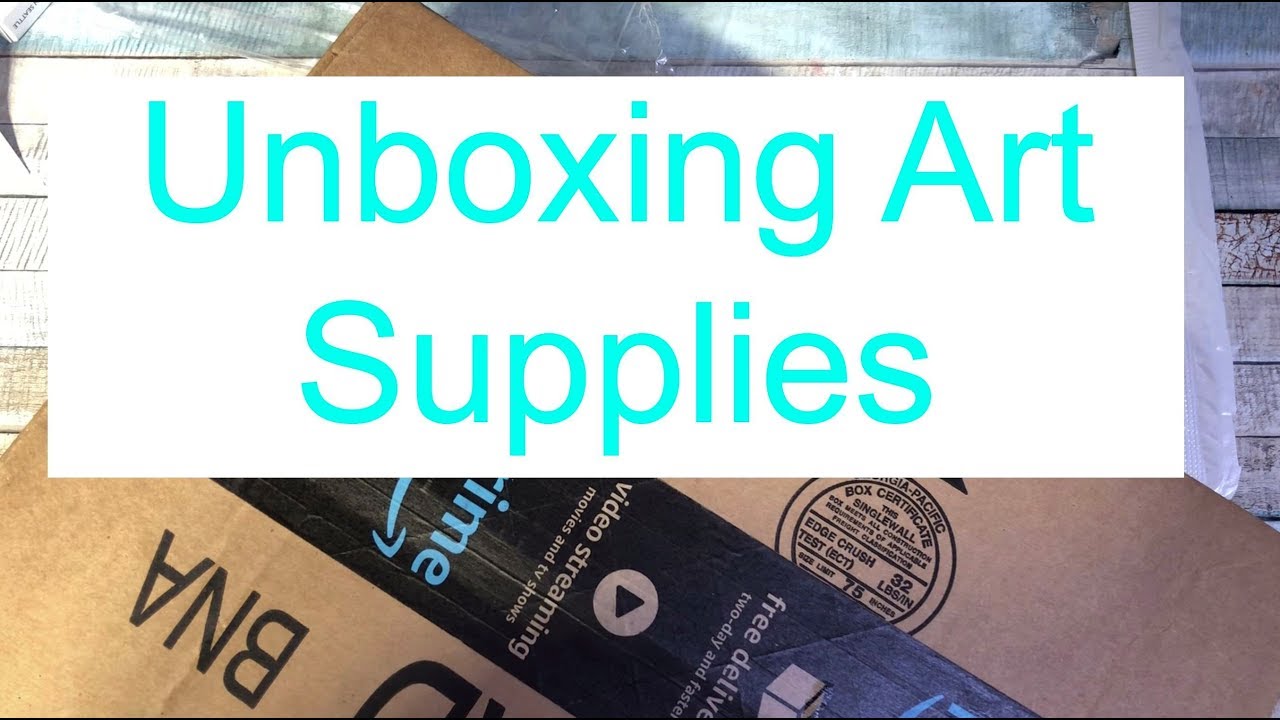 Unboxing Art Supplies!! YouTube
