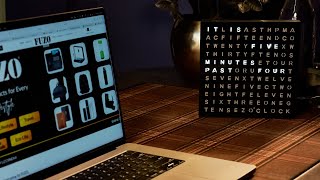 FUZO Grid | Light Up Word Clock