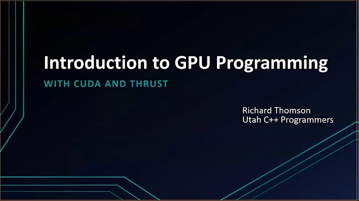 Introduction to GPU Programming with CUDA and Thrust