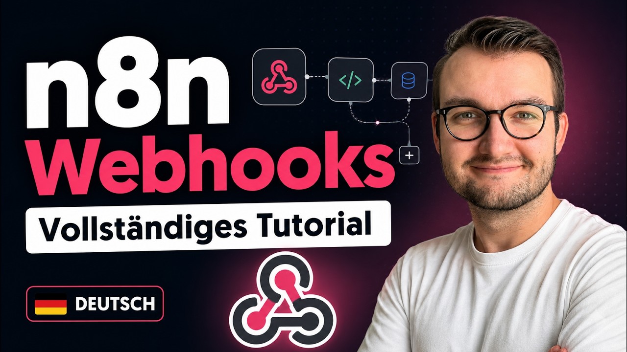 n8n Webhooks: Vollständiges Tutorial (Deutsch) - YouTube