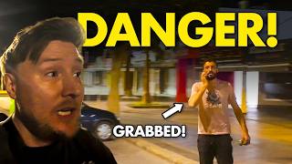 I Was GRABBED \u0026 My Camera Ripped Away! REAL DANGER on the Puerto del Carmen Strip!