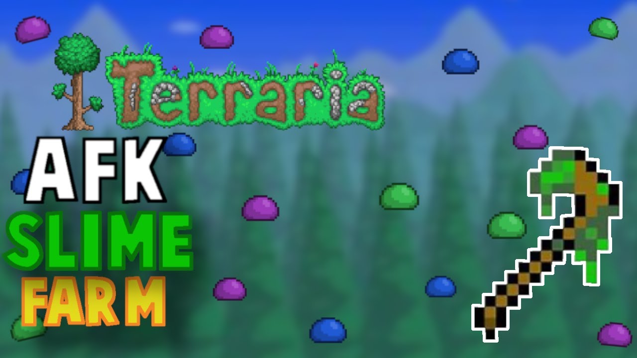 Terraria Farma SLIMÓW - Jak zrobić farmę SLAIM STAFFÓW! (łatwo)