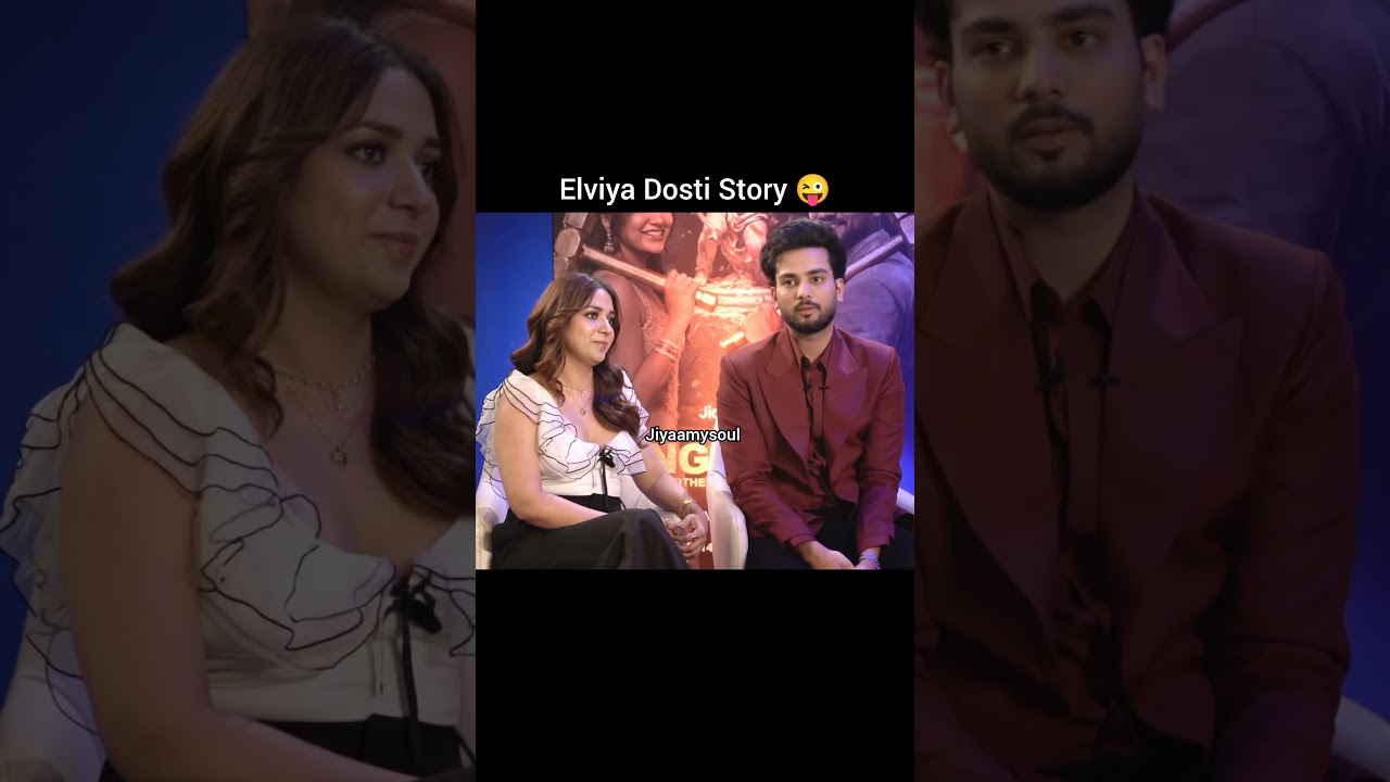 Elvish Yadav and Jiya Shankar Friendship Story 😜😘🥰 