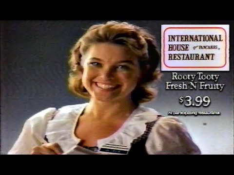 IHOP Rooty Tooty Fresh N Fruity Commercial 1990