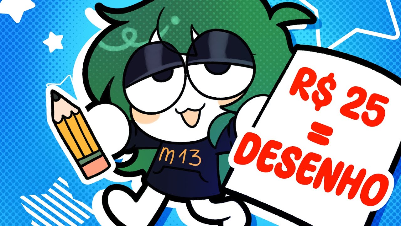 DESENHANDO VOCÊS POR 25 PILA ✨