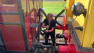 Decoupling the V2 diesel engine at the Don River Railway