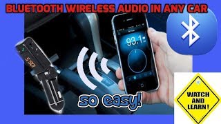 Add Bluetooth to your old car stereo! Easy and cheap