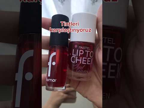 Pastelin Tinti Pt2 Yarınn Gelicekk Keşfetbeniöneçıkar Sizce Hangi Tint Daha Güzel Makeup 